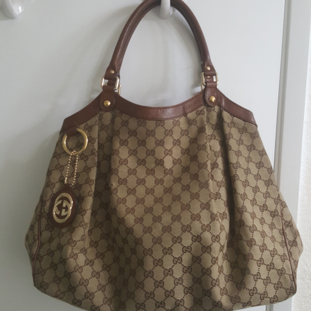Gucci Sukey Large canvas tote/shoulder bag